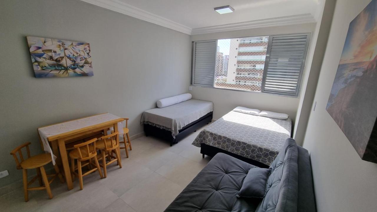 דירות Apartamento Kit Praia Grande Na Guilhermina Frente Mar מראה חיצוני תמונה