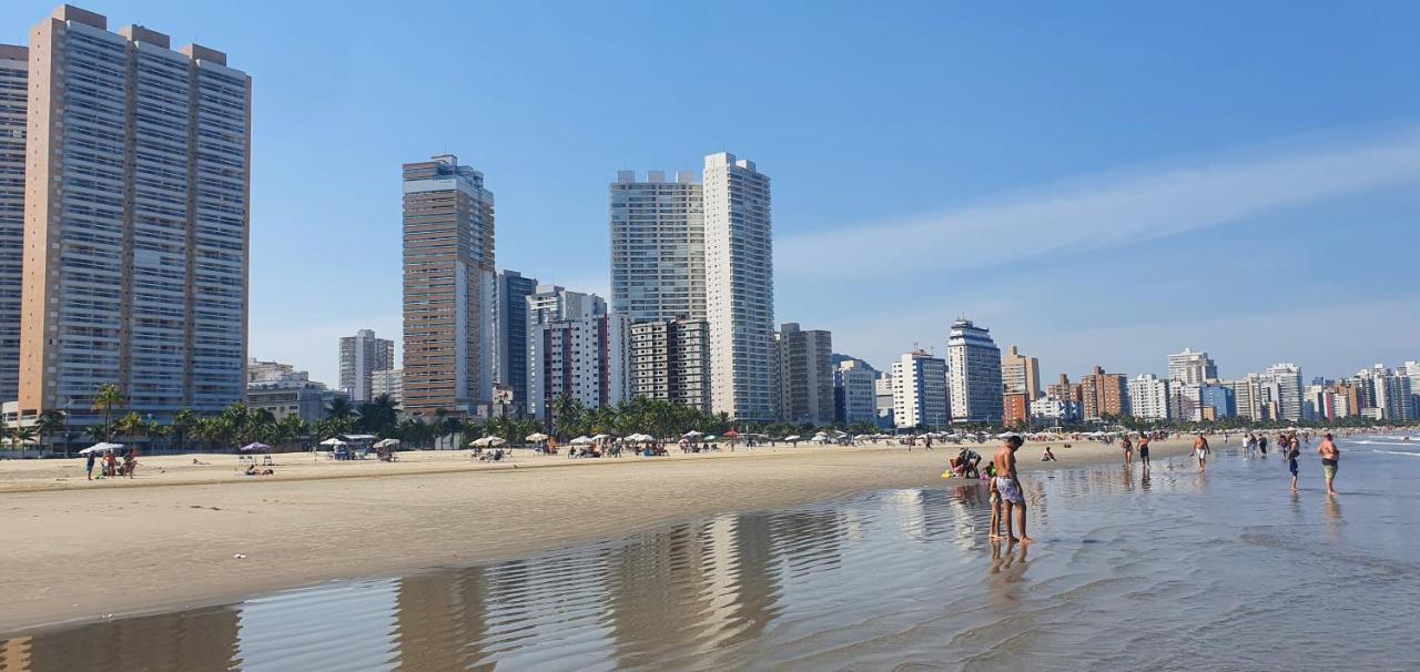 דירות Apartamento Kit Praia Grande Na Guilhermina Frente Mar מראה חיצוני תמונה