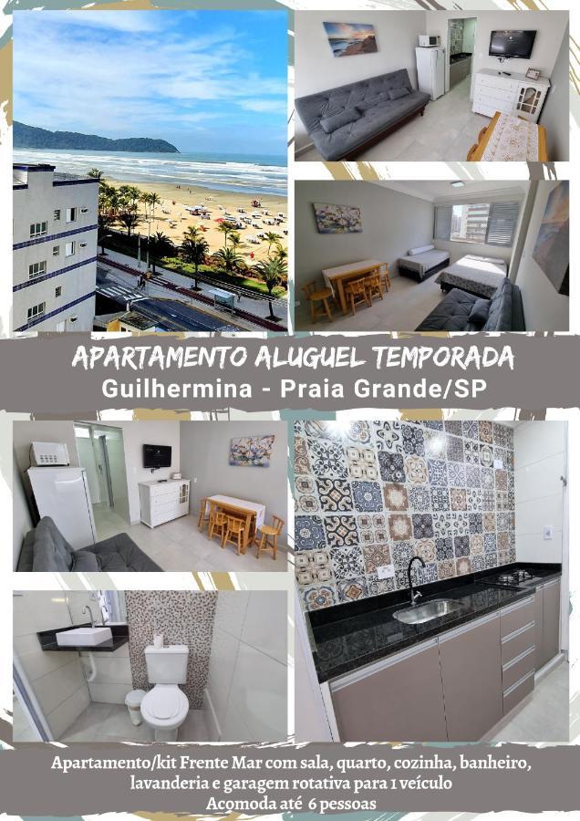 דירות Apartamento Kit Praia Grande Na Guilhermina Frente Mar מראה חיצוני תמונה