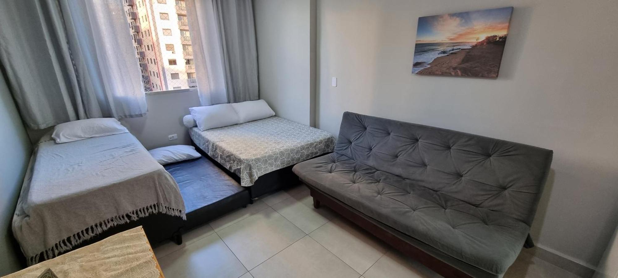 דירות Apartamento Kit Praia Grande Na Guilhermina Frente Mar מראה חיצוני תמונה